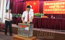 Vũ Thư: HĐND huyện bầu bổ sung 3 ủy vi&ecirc;n UBND huyện