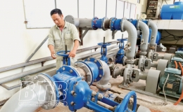 X&iacute; nghiệp nước Quỳnh C&ocirc;i: N&acirc;ng cao chất lượng phục vụ kh&aacute;ch h&agrave;ng