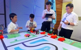 186 th&iacute; sinh dự chung kết Cuộc thi Lắp r&aacute;p v&agrave; Lập tr&igrave;nh robot &ndash; MYOR 2023