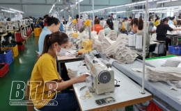 Đ&ocirc;ng Hưng: Gi&aacute; trị sản xuất c&ocirc;ng nghiệp 6 th&aacute;ng đầu năm ước đạt tr&ecirc;n 3.800 tỷ đồng