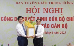 Bộ Ch&iacute;nh trị quyết định bổ nhiệm Chủ tịch Hội đồng Khoa học c&aacute;c cơ quan Đảng Trung ương