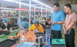 C&ocirc;ng đo&agrave;n Khu kinh tế v&agrave; c&aacute;c khu c&ocirc;ng nghiệp tỉnh: Một nhiệm kỳ nh&igrave;n lại