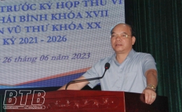 Cử tri Vũ Thư kiến nghị sớm c&oacute; giải ph&aacute;p chấm dứt t&igrave;nh trạng thiếu nước sạch ở một số địa phương