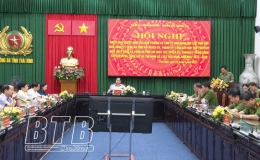 Đảng bộ C&ocirc;ng an tỉnh Th&aacute;i B&igrave;nh thực hiện tốt c&ocirc;ng t&aacute;c kiểm tra, gi&aacute;m s&aacute;t