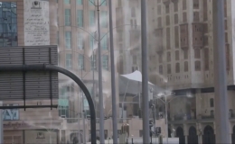 Th&agrave;nh phố  Mecca lắp hệ thống phun sương ngo&agrave;i trời để giảm nhiệt