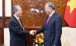 Chủ tịch nước T&ocirc; L&acirc;m tiếp Đại sứ Trung Quốc tại Việt Nam H&ugrave;ng Ba