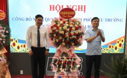 C&ocirc;ng bố nghị quyết bổ nhiệm Ph&oacute; Hiệu trưởng Trường Đại học Th&aacute;i B&igrave;nh