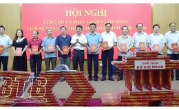 C&ocirc;ng bố v&agrave; ph&aacute;t h&agrave;nh cuốn &ldquo;Lịch sử Đảng bộ th&agrave;nh phố Th&aacute;i B&igrave;nh giai đoạn 2000 - 2020&rdquo;