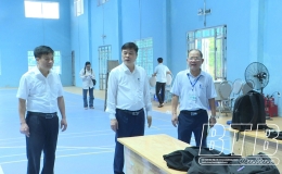 Kiểm tra c&ocirc;ng t&aacute;c tổ chức kỳ thi tuyển sinh v&agrave;o lớp 10 THPT năm học 2024-2025 tại Hội đồng thi Trường THPT Chuy&ecirc;n Th&aacute;i B&igrave;nh   