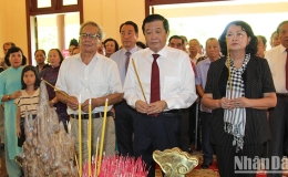 Vĩnh Long kỷ niệm 16 năm ng&agrave;y mất Thủ tướng V&otilde; Văn Kiệt