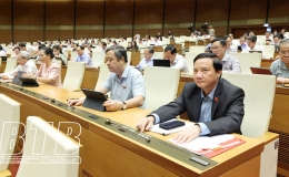 Quốc hội biểu quyết th&ocirc;ng qua c&aacute;c dự &aacute;n Luật