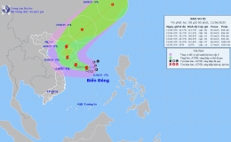 Tin b&atilde;o tr&ecirc;n biển Đ&ocirc;ng (Cơn b&atilde;o số 1)
