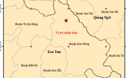 Xảy ra động đất c&oacute; độ lớn 3.8 tại Kon Tum