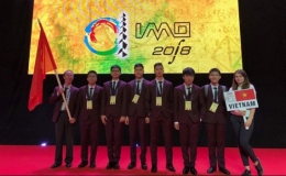 Đo&agrave;n Việt Nam gi&agrave;nh 1 HCV tại Olympic to&aacute;n học quốc tế năm 2018