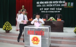 HĐND huyện Tiền Hải kiện to&agrave;n chức vụ Ph&oacute; Chủ tịch UBND huyện