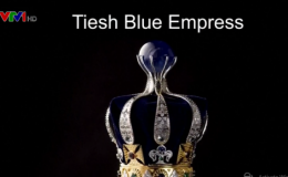 Trưng b&agrave;y vi&ecirc;n sapphire xanh đắt nhất thế giới tại Sri Lanka