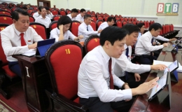 27 nghị quyết th&ocirc;ng qua tại kỳ họp thứ 10, HĐND tỉnh kh&oacute;a XVI