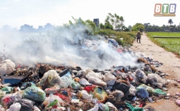 Thụy Phong: Cần sớm xử l&yacute; b&atilde;i r&aacute;c thải g&acirc;y &ocirc; nhiễm m&ocirc;i trường
