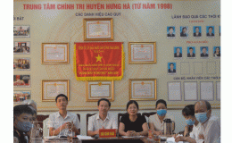 Hưng H&agrave; tổ chức v&ograve;ng sơ khảo hội thi b&aacute;o c&aacute;o vi&ecirc;n giỏi cấp huyện năm 2021