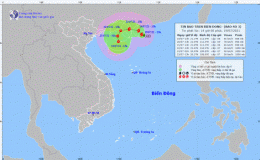 Tin b&atilde;o tr&ecirc;n biển Đ&ocirc;ng (Cơn b&atilde;o số 3) - Hồi 13h ng&agrave;y 19/7/2021