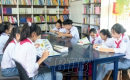 Hiệu quả thư viện mở - hiện đại - th&acirc;n thiện  trong trường học