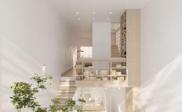 Ng&ocirc;i nh&agrave; ẩn m&igrave;nh dưới t&aacute;n c&acirc;y xanh, mang &acirc;m hưởng m&ugrave;a h&egrave; s&ocirc;i động