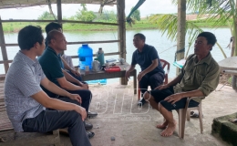 Tập trung khắc phục thiệt hại do vận h&agrave;nh thủy n&ocirc;ng cống Bồng He g&acirc;y ra