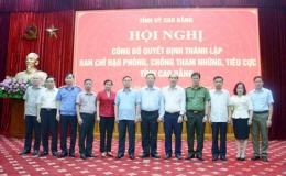 Th&agrave;nh lập Ban Chỉ đạo ph&ograve;ng, chống tham nhũng, ti&ecirc;u cực tỉnh Cao Bằng