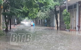 Tin mưa lớn v&agrave; cảnh b&aacute;o d&ocirc;ng, lốc, s&eacute;t v&agrave; gi&oacute; giật mạnh tại Th&aacute;i B&igrave;nh 