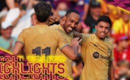 B&agrave;n thắng Olot vs Barcelona: 1-1 (Giao hữu CLB 2022)