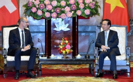 Ch&uacute; trọng th&uacute;c đẩy hợp t&aacute;c Việt Nam-Thụy Sĩ tr&ecirc;n nhiều lĩnh vực