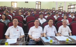 HĐND huyện Kiến Xương kh&oacute;a XX, nhiệm kỳ 2021 - 2026 tổ chức kỳ họp thứ s&aacute;u