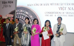 Ra mắt Trung t&acirc;m UNESCO Bảo tồn Di sản mỹ thuật văn h&oacute;a Việt Nam