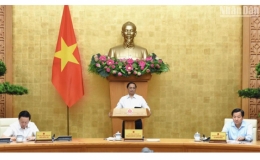 Thủ tướng Phạm Minh Ch&iacute;nh chủ tr&igrave; phi&ecirc;n họp Ch&iacute;nh phủ chuy&ecirc;n đề về x&acirc;y dựng ph&aacute;p luật