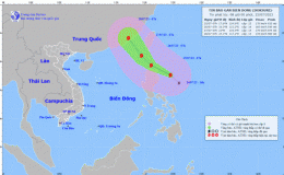 Tin b&atilde;o gần biển Đ&ocirc;ng (Cơn b&atilde;o DOKSURI)