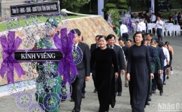 C&aacute;n bộ, nh&acirc;n d&acirc;n miền Nam tiễn biệt Tổng B&iacute; thư Nguyễn Ph&uacute; Trọng