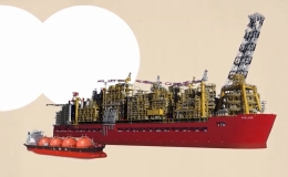 Cấu tr&uacute;c kỹ thuật lớn nhất từng được chế tạo nổi tr&ecirc;n biển