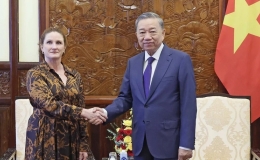 Chủ tịch nước T&ocirc; L&acirc;m tiếp Đại sứ New Zealand tại Việt Nam Caroline Beresford