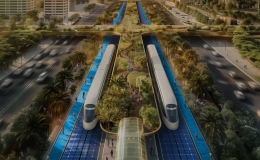 Dự &aacute;n x&acirc;y xa lộ 64 km 'xanh' nhất thế giới c&oacute; thể sản xuất 300 MW điện mặt trời