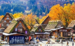 Kh&aacute;m ph&aacute; ng&ocirc;i l&agrave;ng cổ đẹp như tranh của Nhật Bản