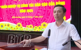 Kiến Xương: Tập huấn nghiệp vụ c&ocirc;ng t&aacute;c d&acirc;n vận của Đảng