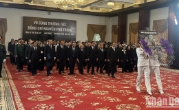 Lễ viếng Tổng B&iacute; thư Nguyễn Ph&uacute; Trọng tại Th&agrave;nh phố Hồ Ch&iacute; Minh