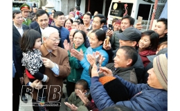 M&atilde;i m&atilde;i khắc ghi t&igrave;nh cảm của Tổng B&iacute; thư Nguyễn Ph&uacute; Trọng với Đảng bộ, ch&iacute;nh quyền v&agrave; nh&acirc;n d&acirc;n Th&aacute;i B&igrave;nh