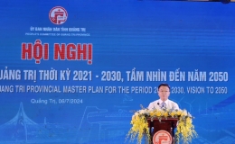 Ph&oacute; Thủ tướng L&ecirc; Th&agrave;nh Long dự Hội nghị C&ocirc;ng bố Quy hoạch tỉnh Quảng Trị