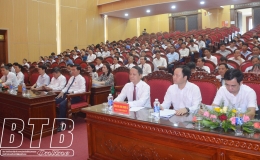 Quỳnh Phụ tổ chức kỳ họp thứ t&aacute;m, HĐND huyện kh&oacute;a XX