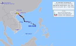 Tin &aacute;p thấp nhiệt đới khẩn cấp (Suy yếu từ b&atilde;o số 2)