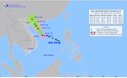 Tin b&atilde;o tr&ecirc;n biển Đ&ocirc;ng (Cơn b&atilde;o số 2)