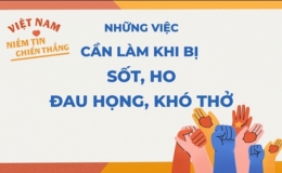 Bộ Y tế khuyến c&aacute;o 7 việc cần l&agrave;m khi bị sốt, ho, đau họng, kh&oacute; thở trong dịch COVID-19