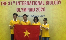 Cả 4 th&iacute; sinh Việt Nam đoạt giải tại Olympic Sinh học quốc tế 2020