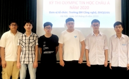 S&aacute;u học sinh Việt Nam gi&agrave;nh huy chương tại Olympic tin học ch&acirc;u &Aacute;